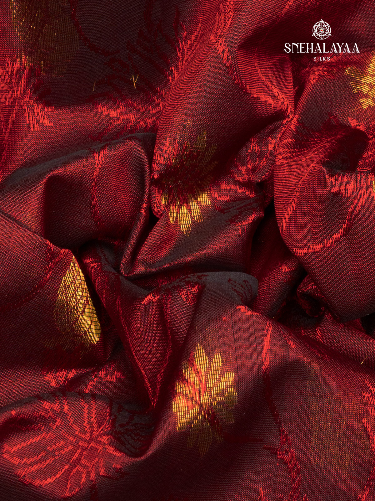 Maroon Kanchi Silk Cotton Saree