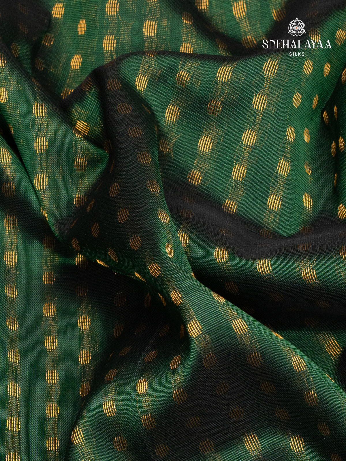 Green Kanchi Silk Cotton Saree