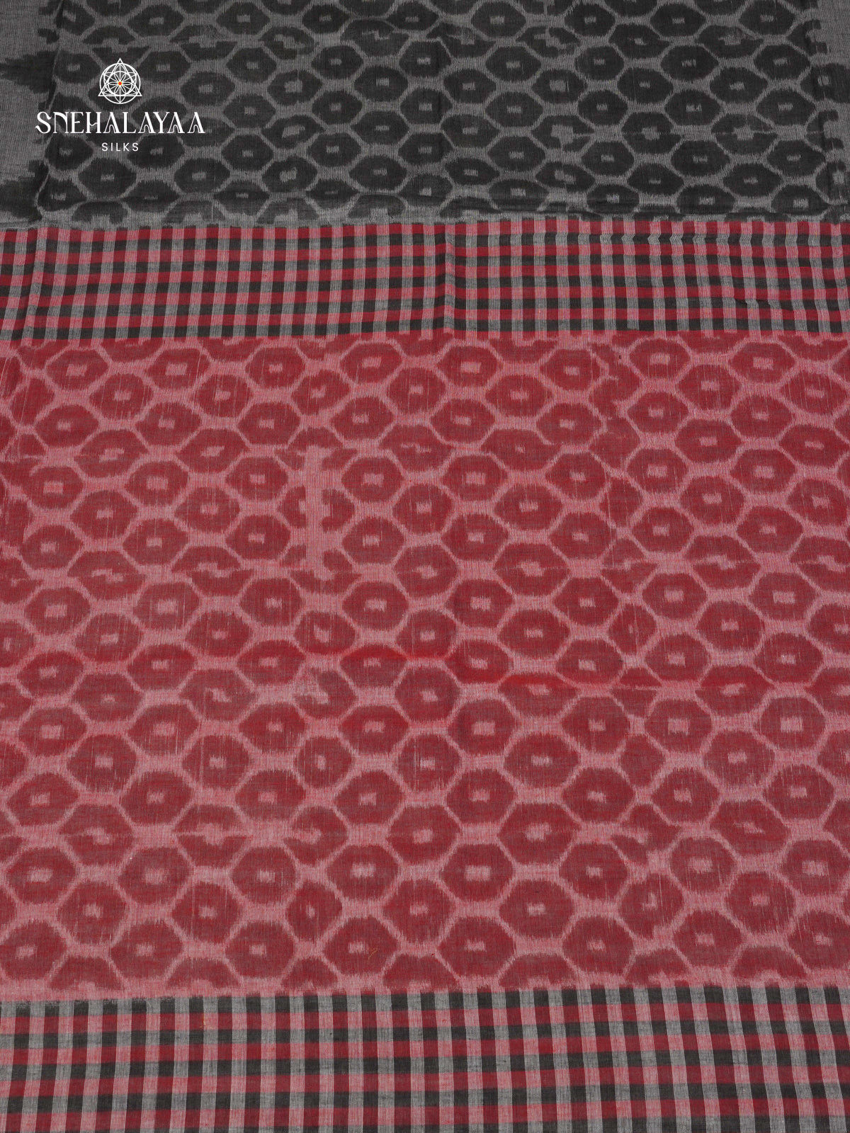 Grey Sambalpuri Cotton Saree