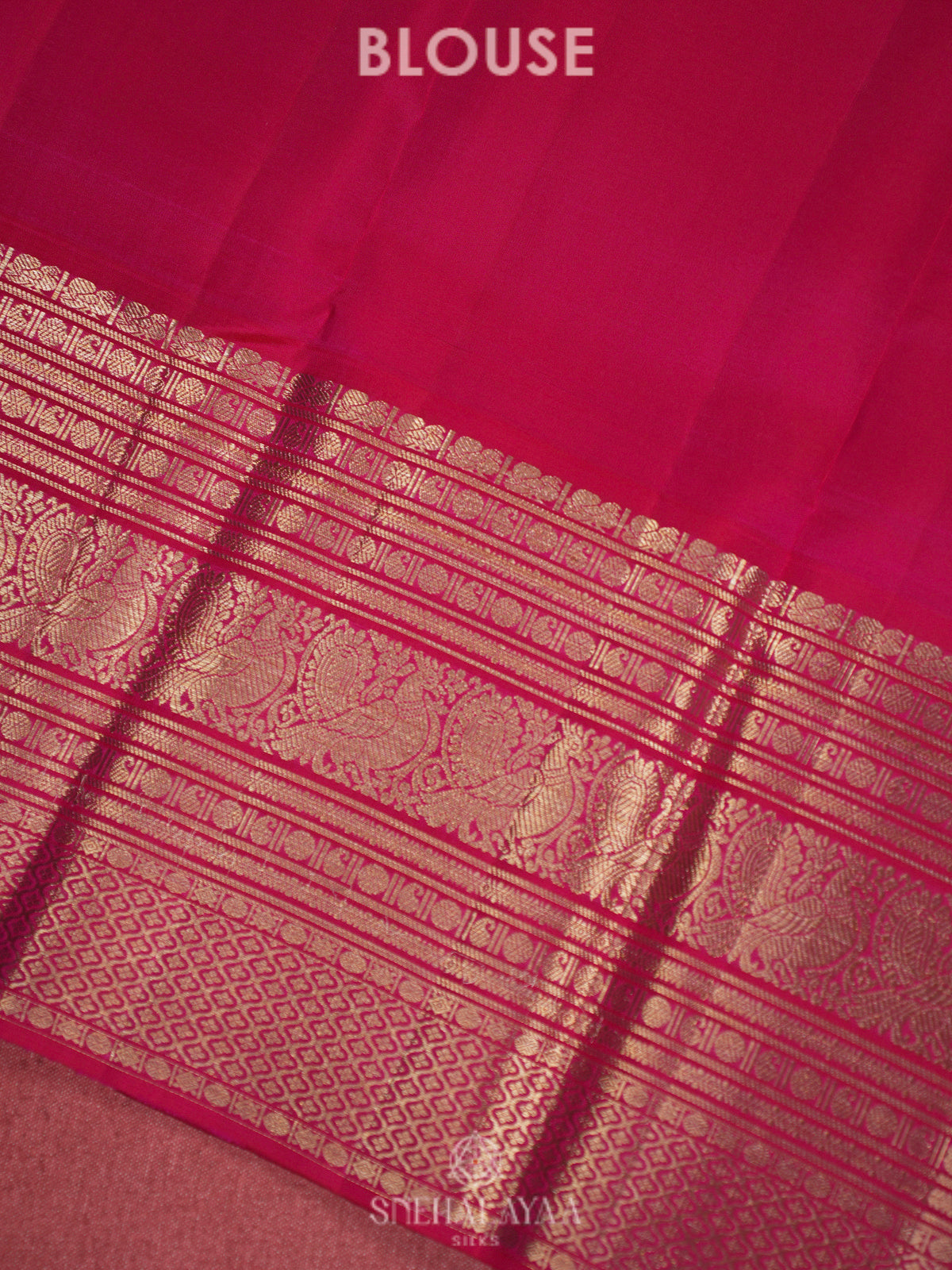 Pink Kanjivaram Silk Saree