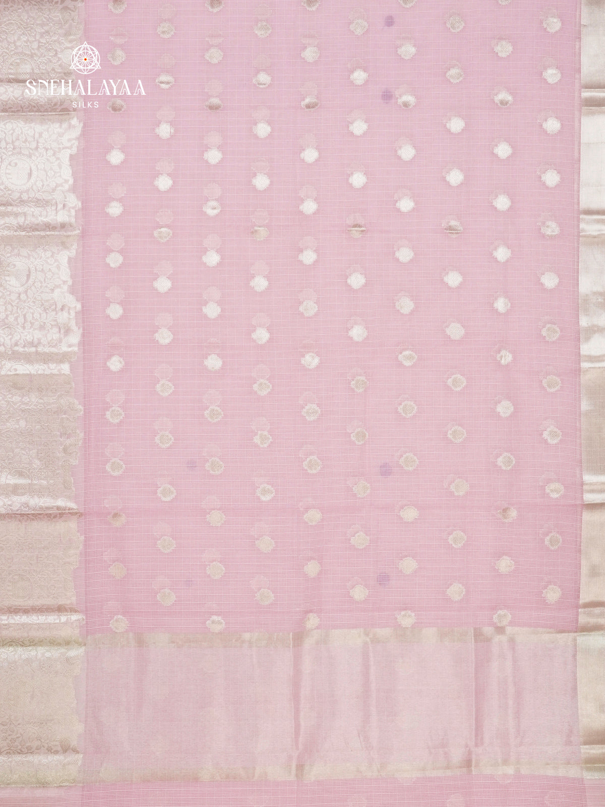 Pale Pink Kota Saree