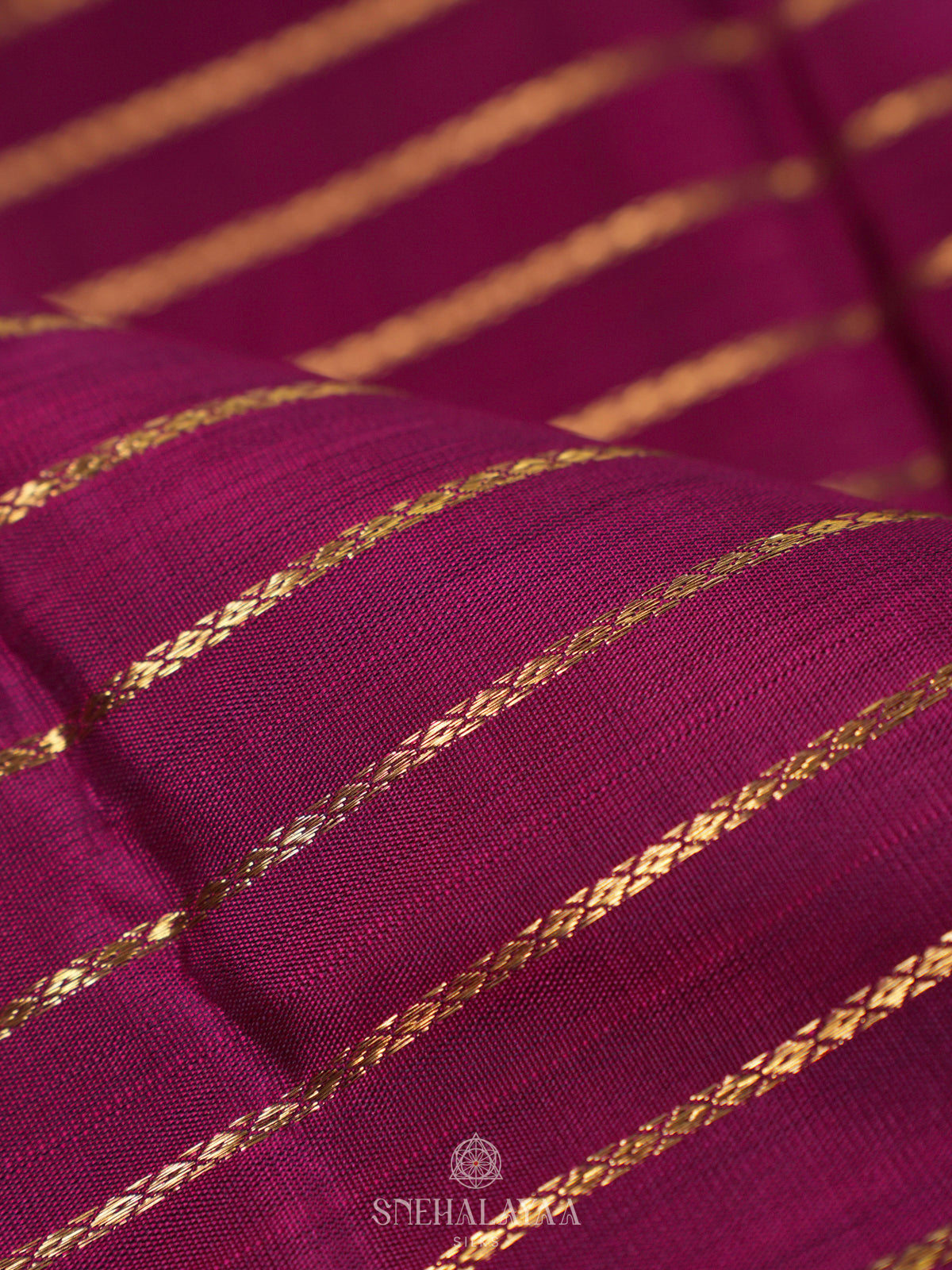 Magenta Kanjivaram Silk Saree