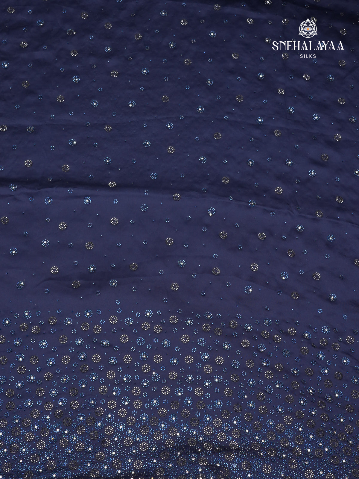 Royal Blue Designer Saree