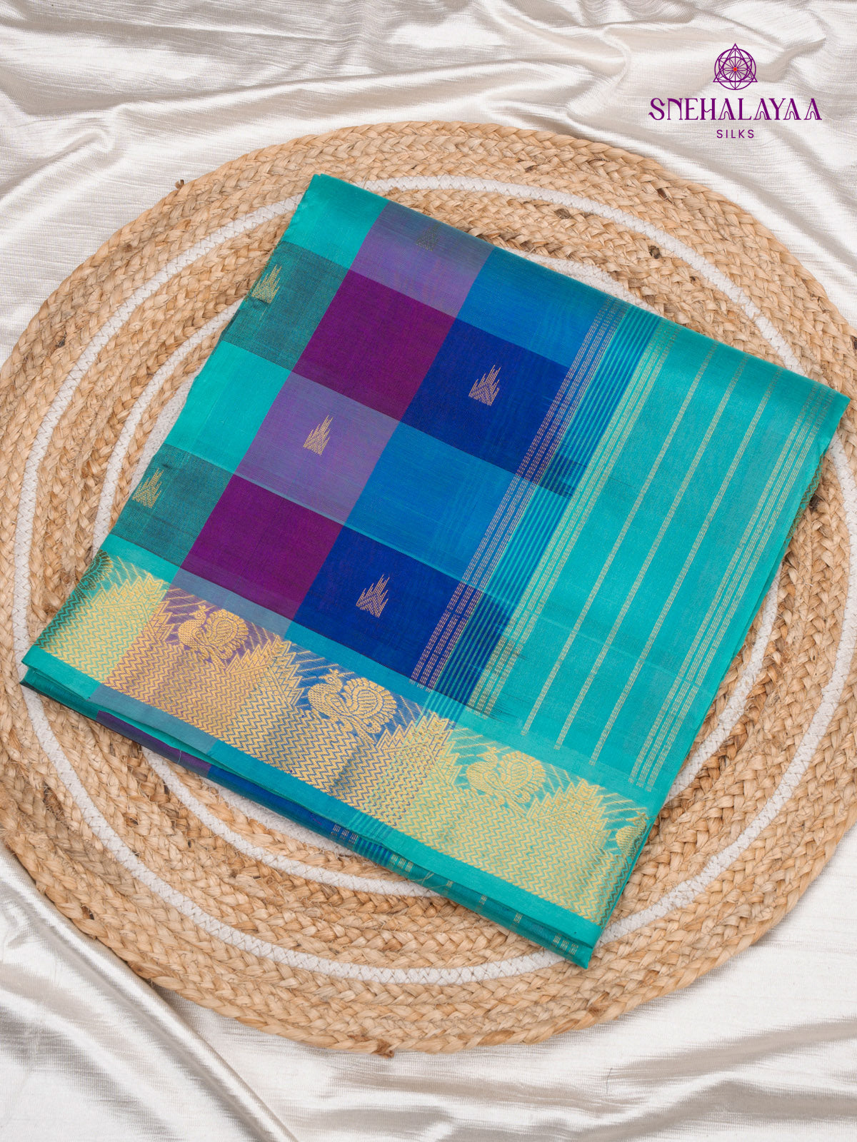 Multi Colour Kanchi Silk Cotton Saree