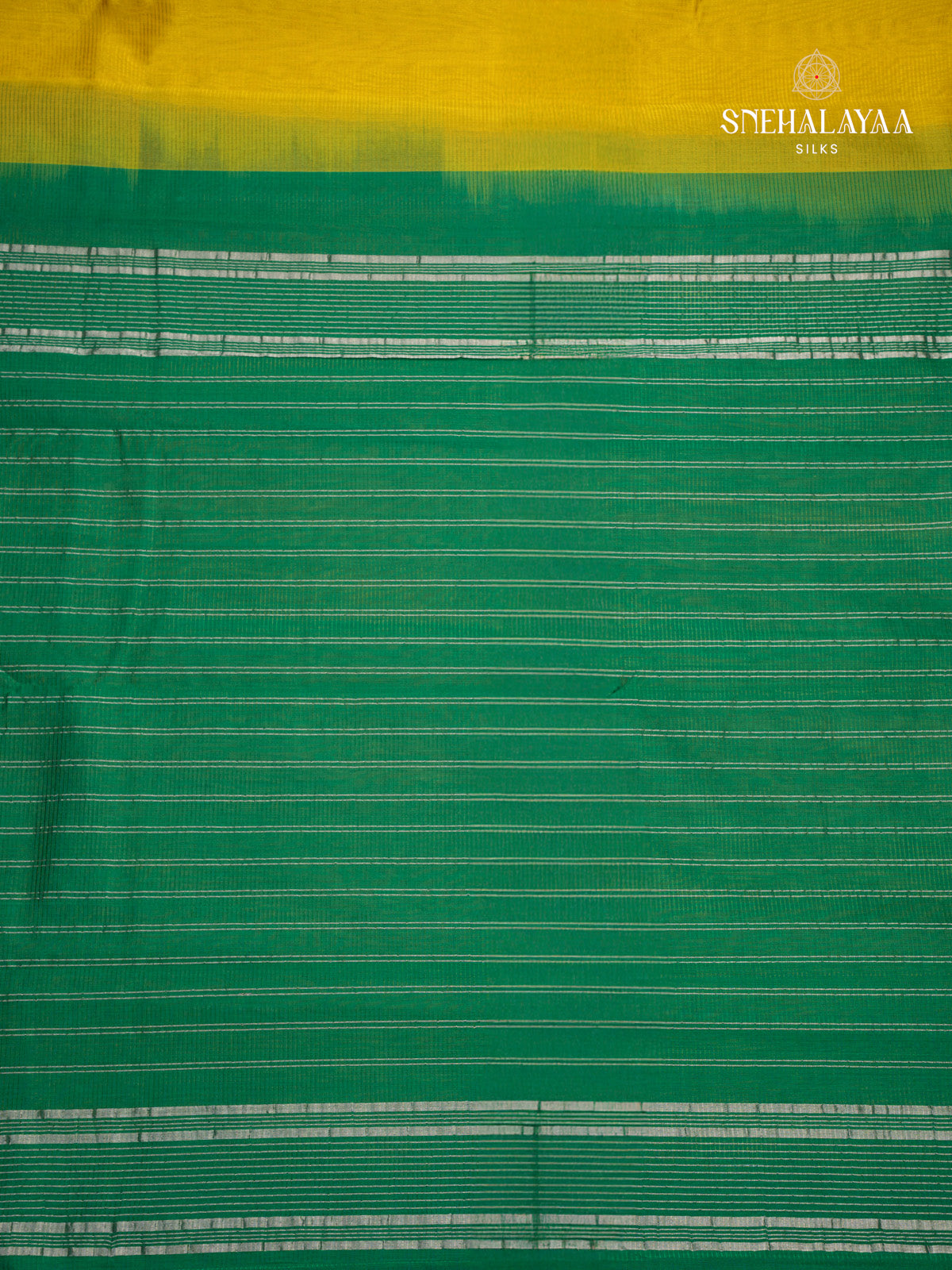 Yellow Mangalagiri Silk Cotton Saree