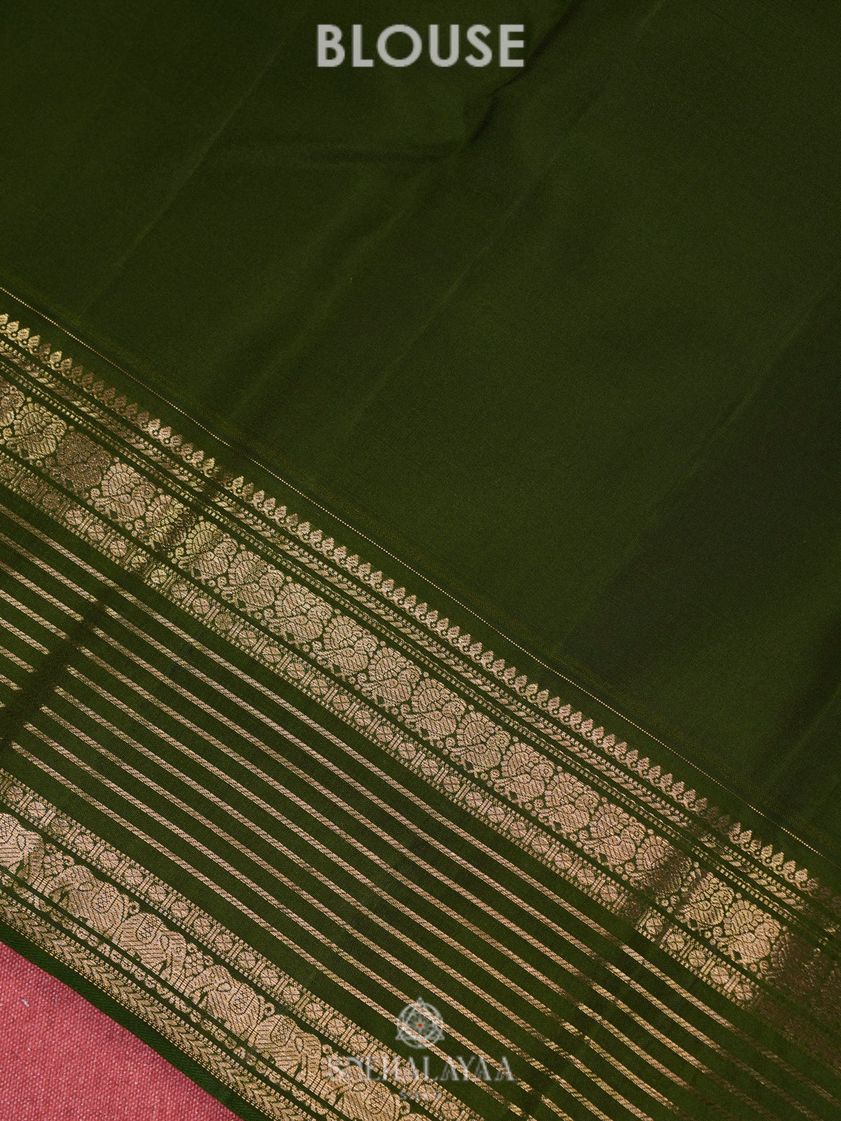 Orange Kanjivaram Silk Saree