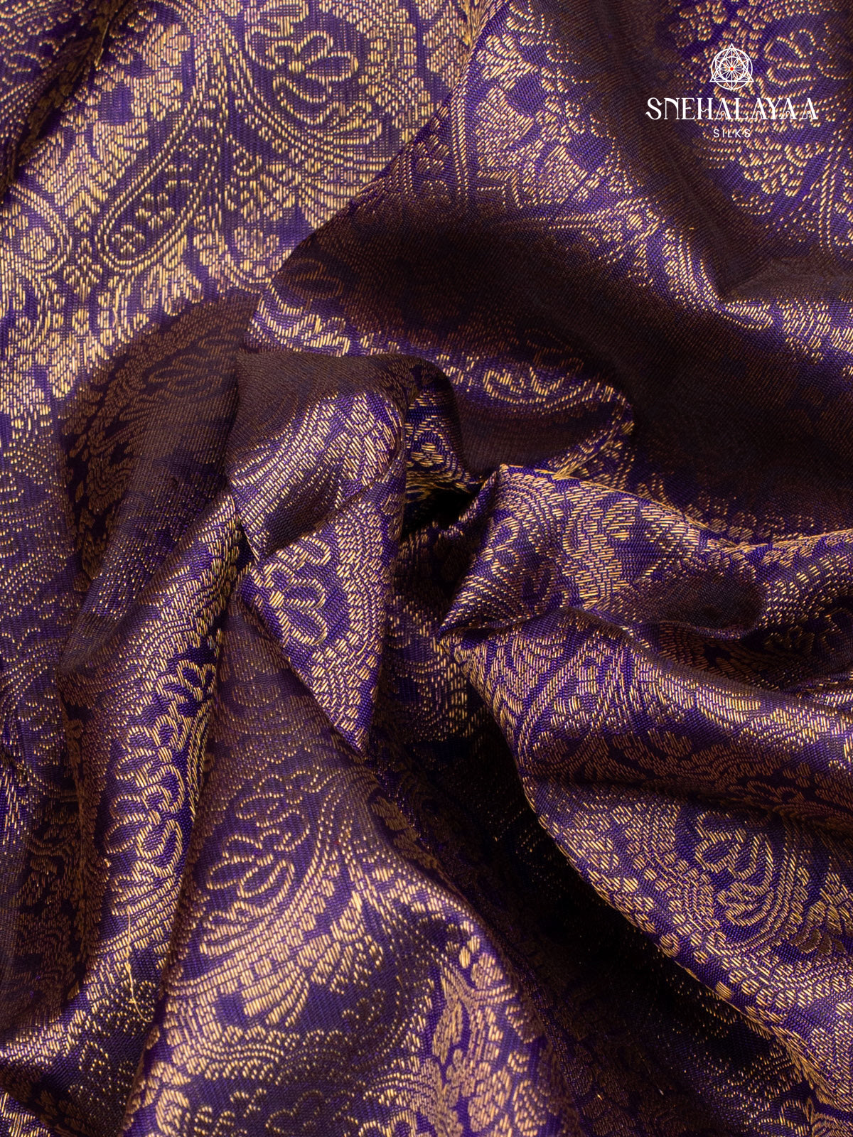 Indigo Kanjivaram Silk Saree