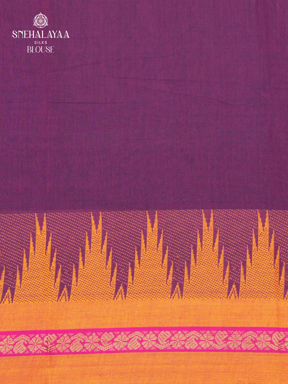 Purple Chettinad Cotton Saree