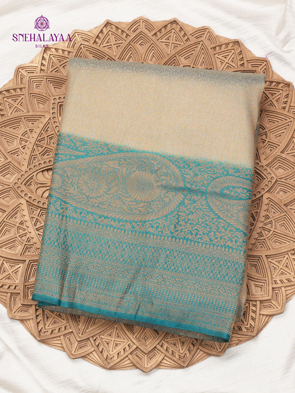 Grey Soft Silk Saree