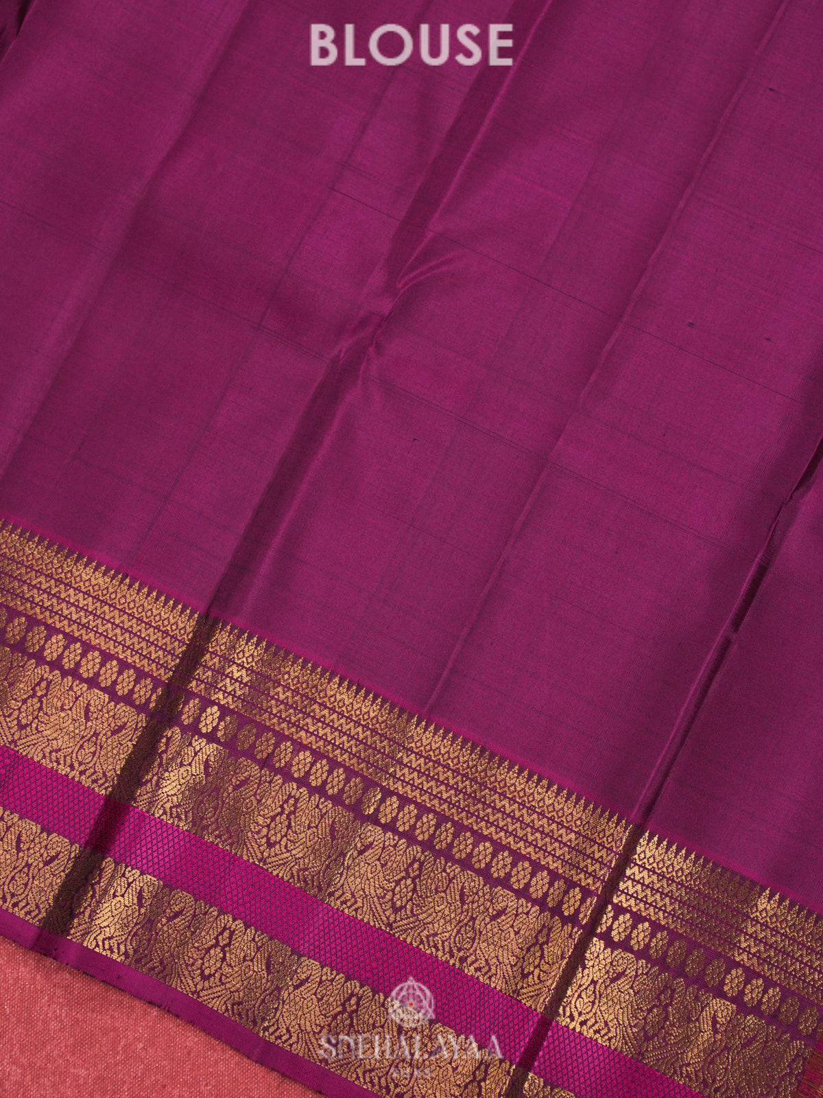 Royal Blue Kanjivaram Silk Saree