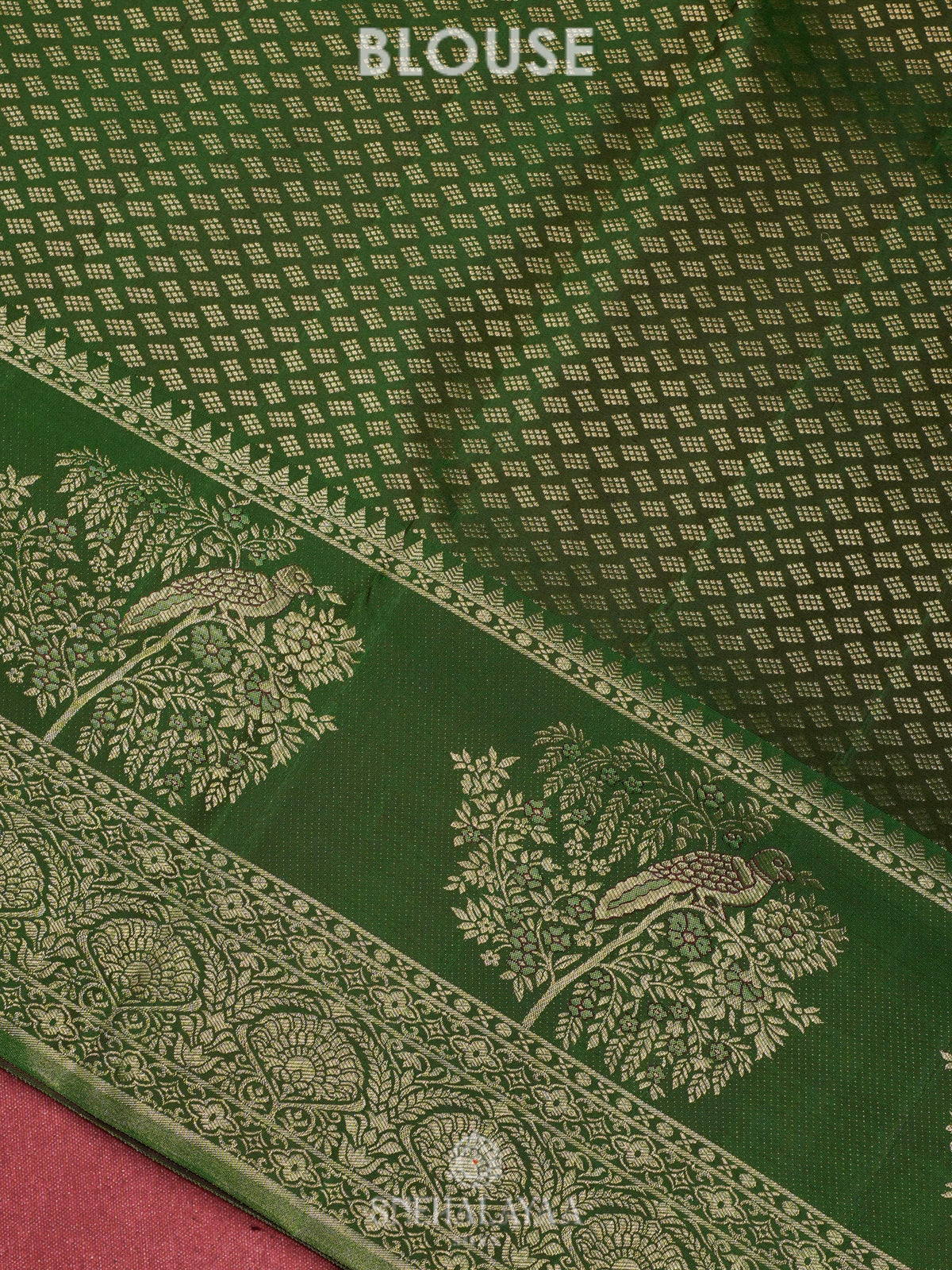 Orange Kanjivaram Silk Saree