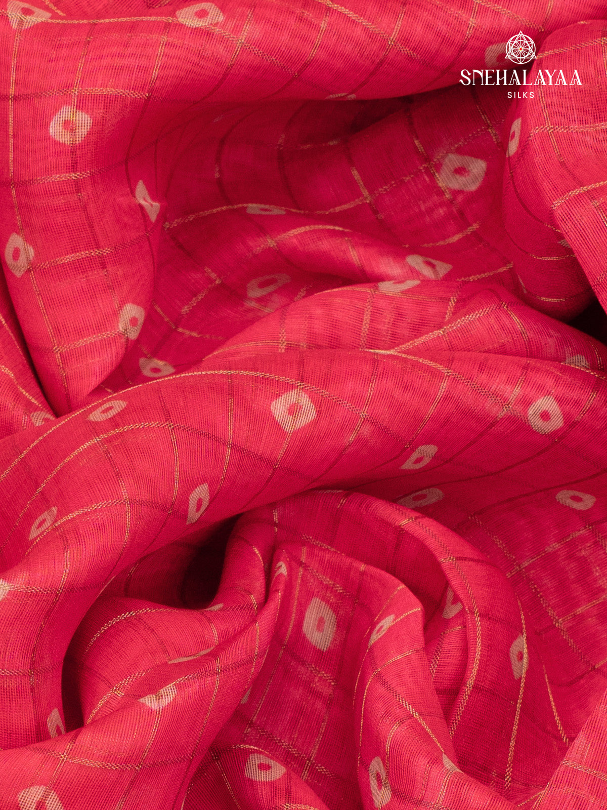 Pink Madhubani Saree
