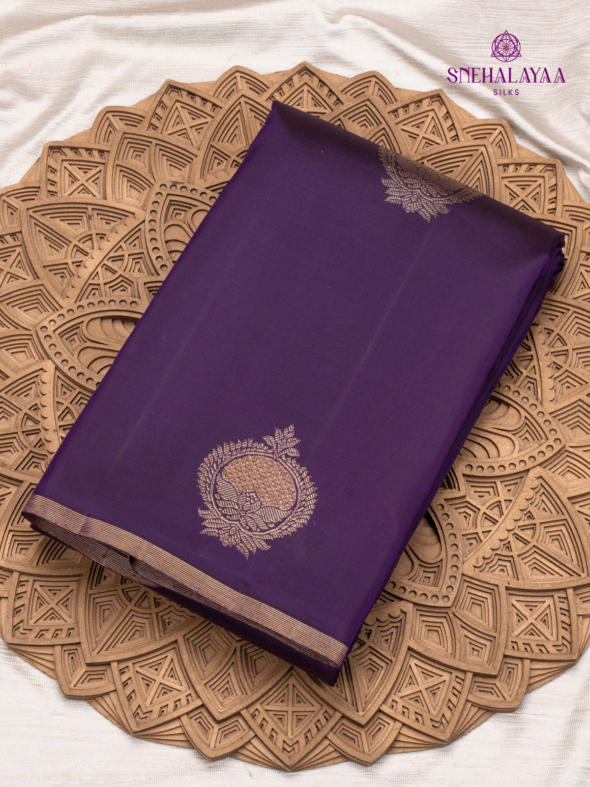 Purple Kanjivaram Silk Saree