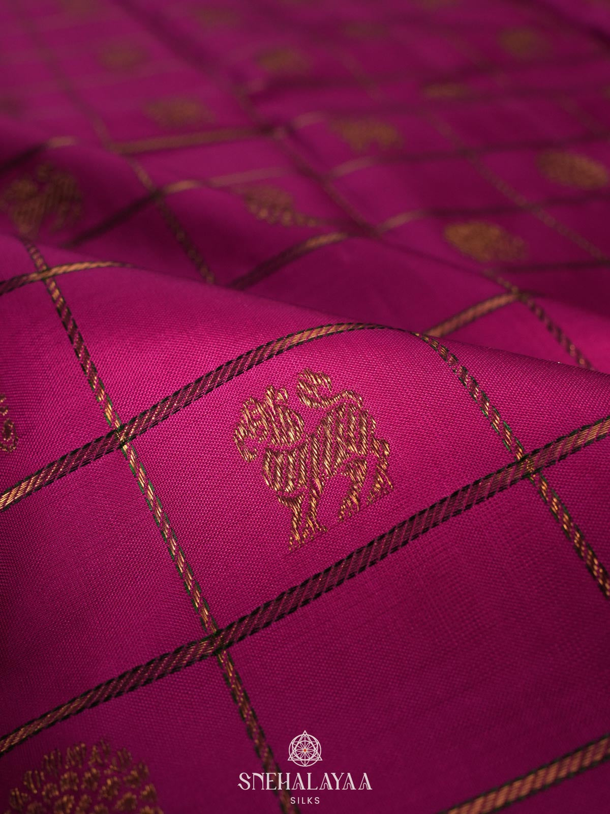 Pink Kanjivaram Silk Saree