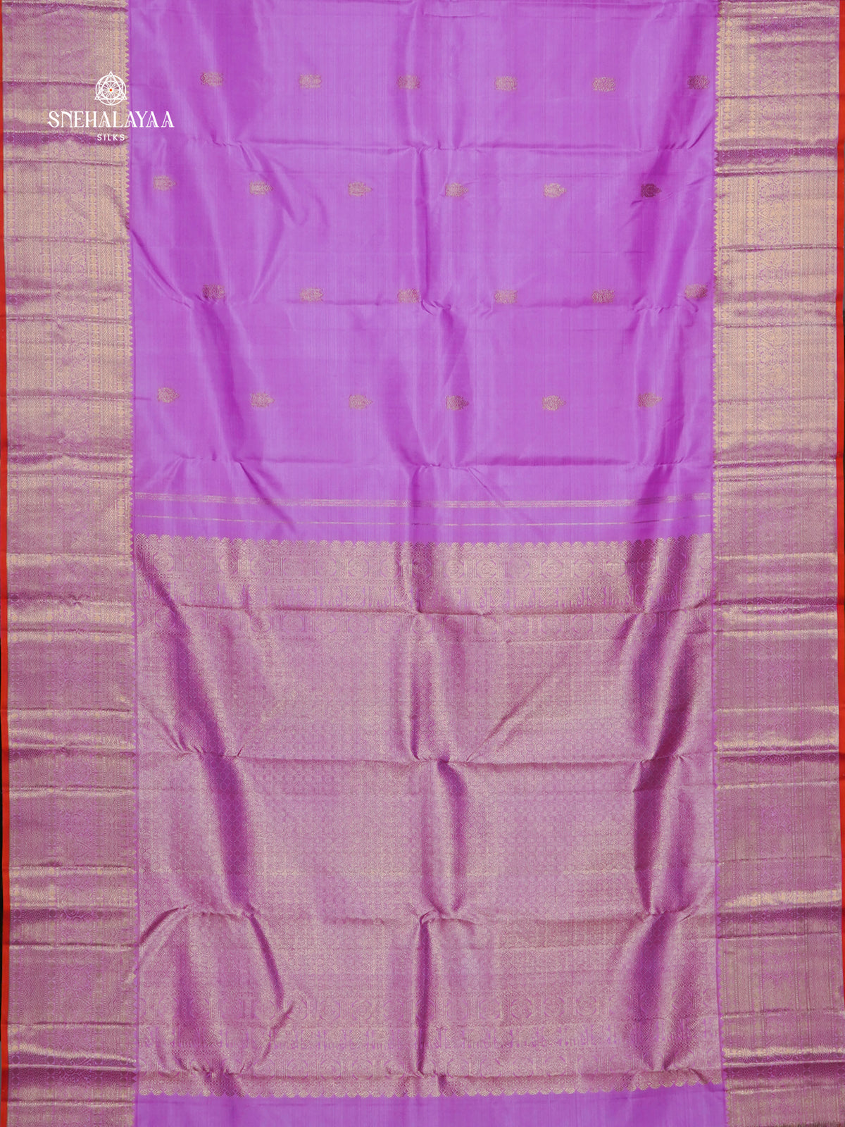 Lavender Kanjivaram Silk Saree