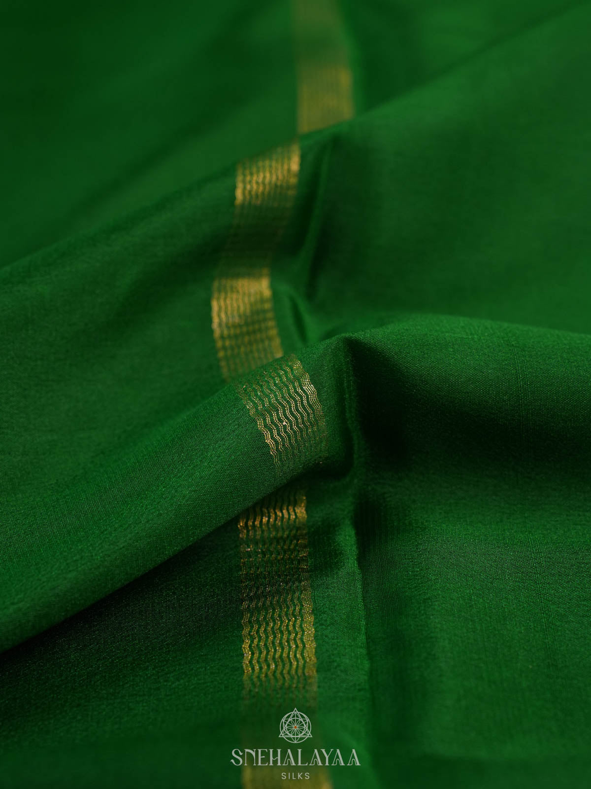 Wine Red Mysore Silk Saree