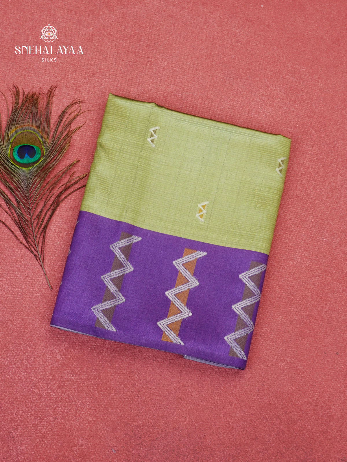 Pista Green Jute Saree