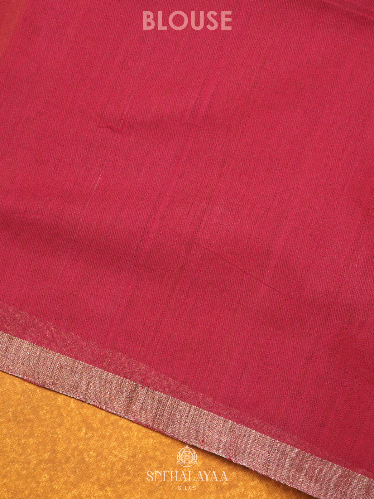 Magenta Kora Silk Cotton Saree