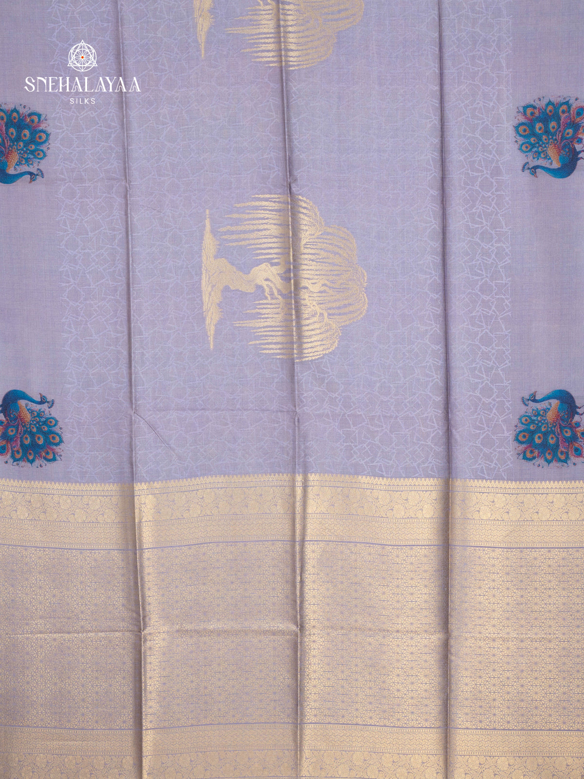 Lilac Jute Saree