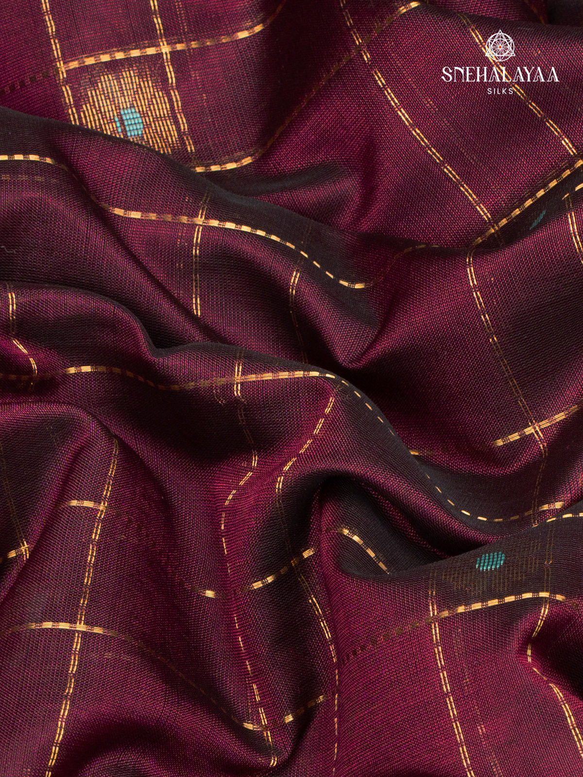Violet Kanchi silk Cotton Saree