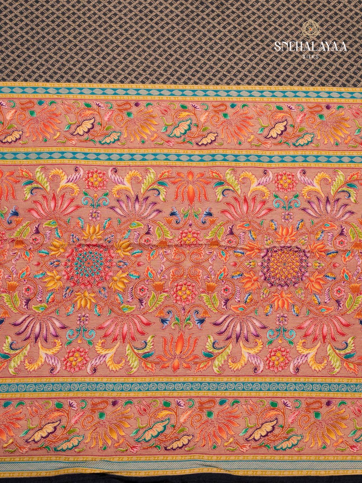 Black Banaras Silk Saree