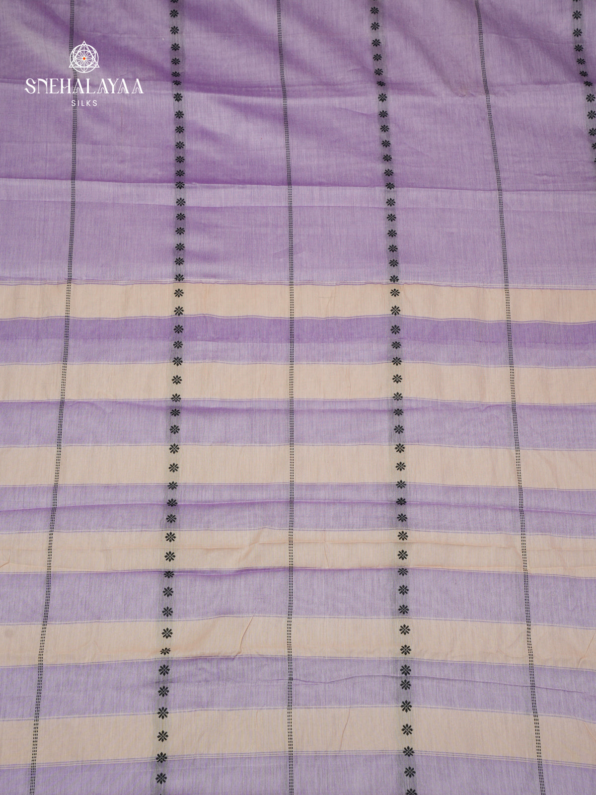 Lilac Narayanpet Cotton Saree