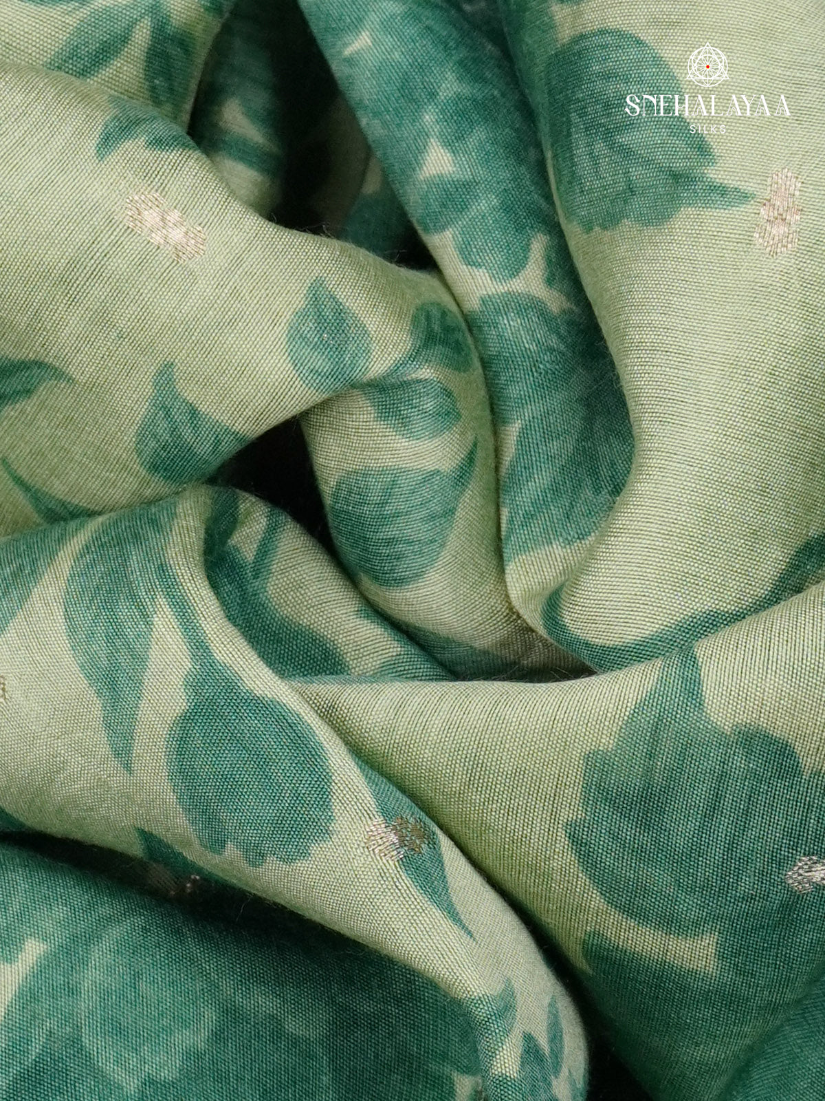 Pale Green Chanderi Saree