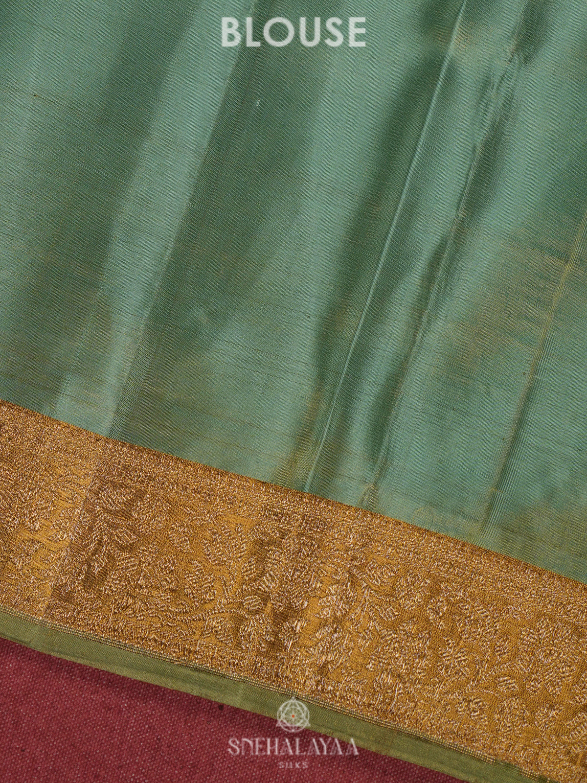 Pista Green Kanjivaram Silk Saree