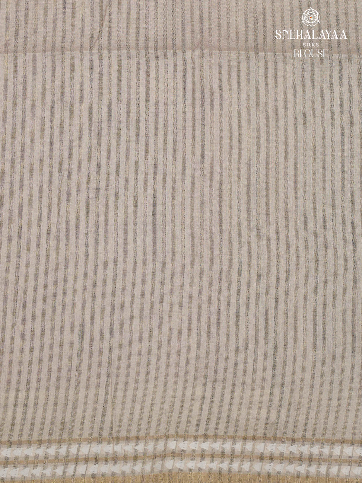 Pale Pink Floral Printed Tussar Saree