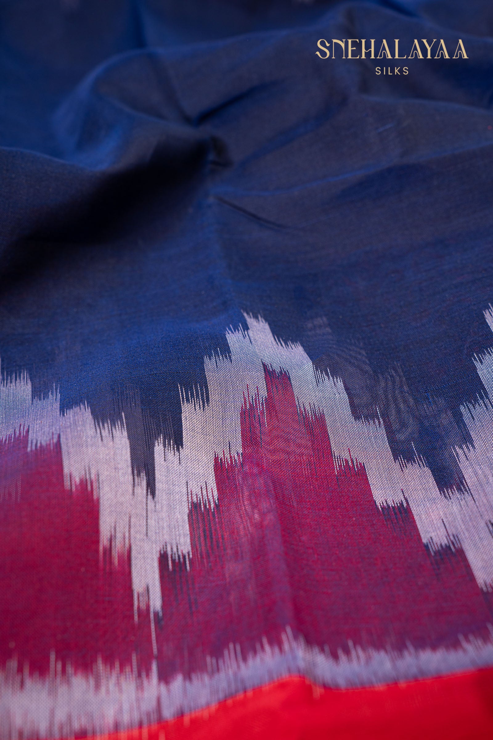 Blue Bengal Cotton Saree