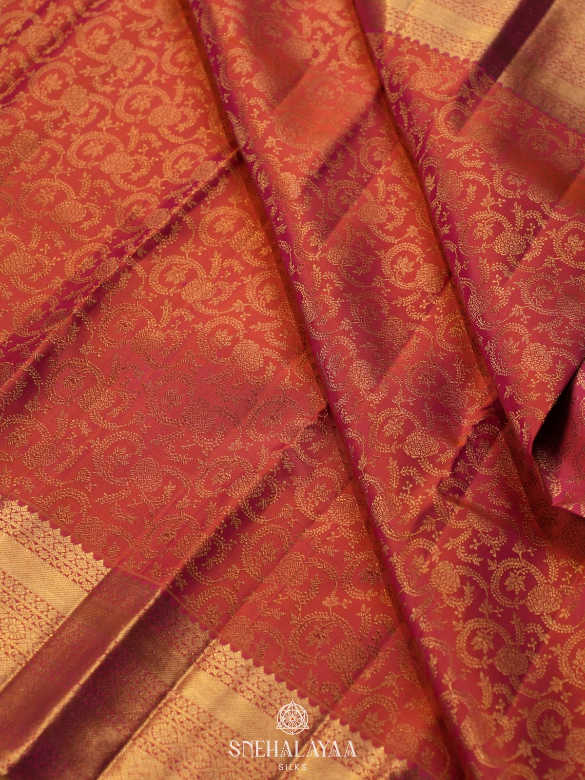 Pink Kanjivaram Silk Saree