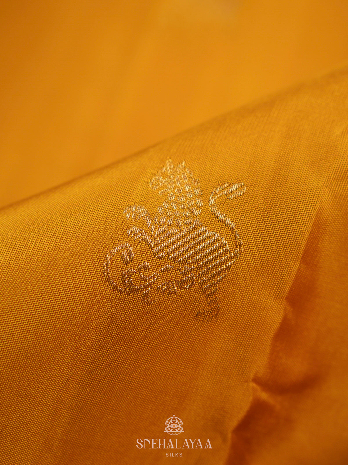 Yellow Kanjivaram Silk Saree