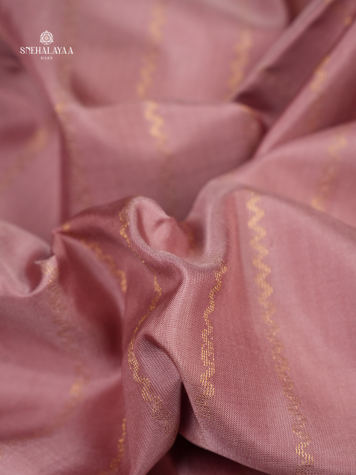 Pale Pink Borderless Kanjivaram Soft Silk Saree