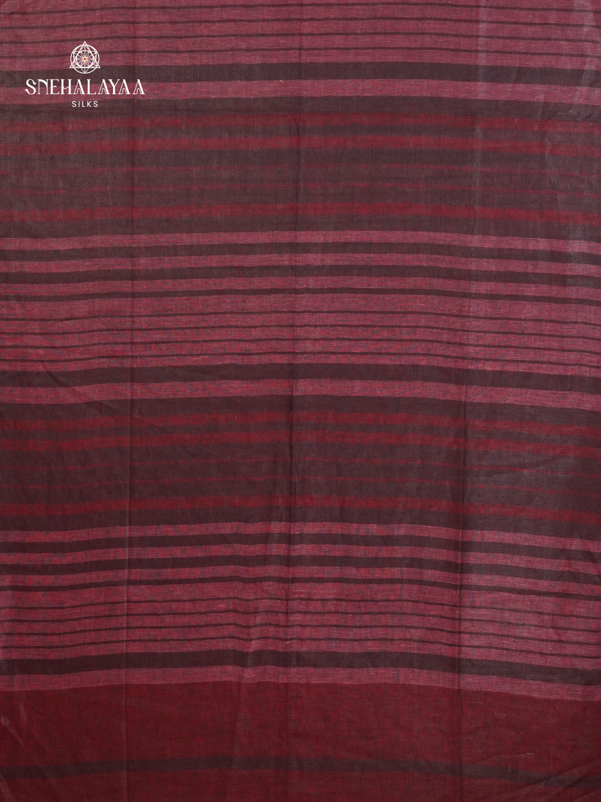 Wine Red Linen Saree