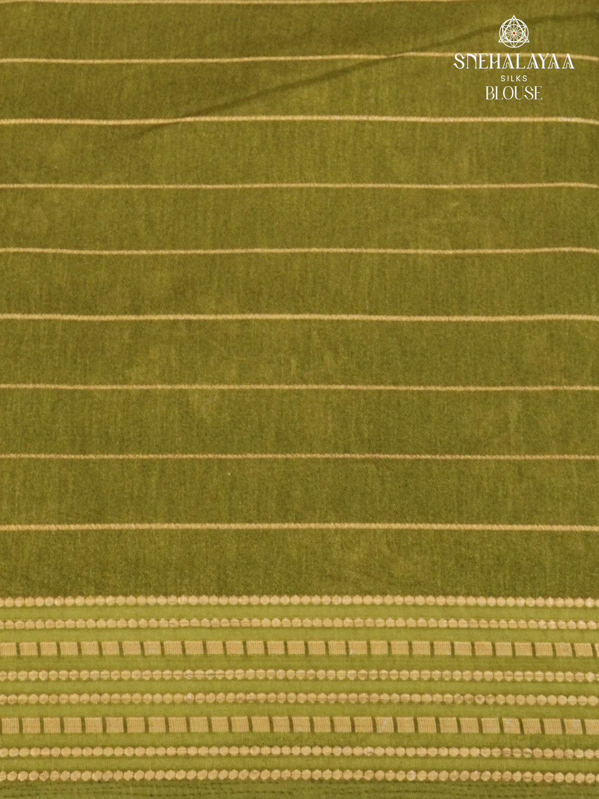 Olive Green Dola Silk Saree