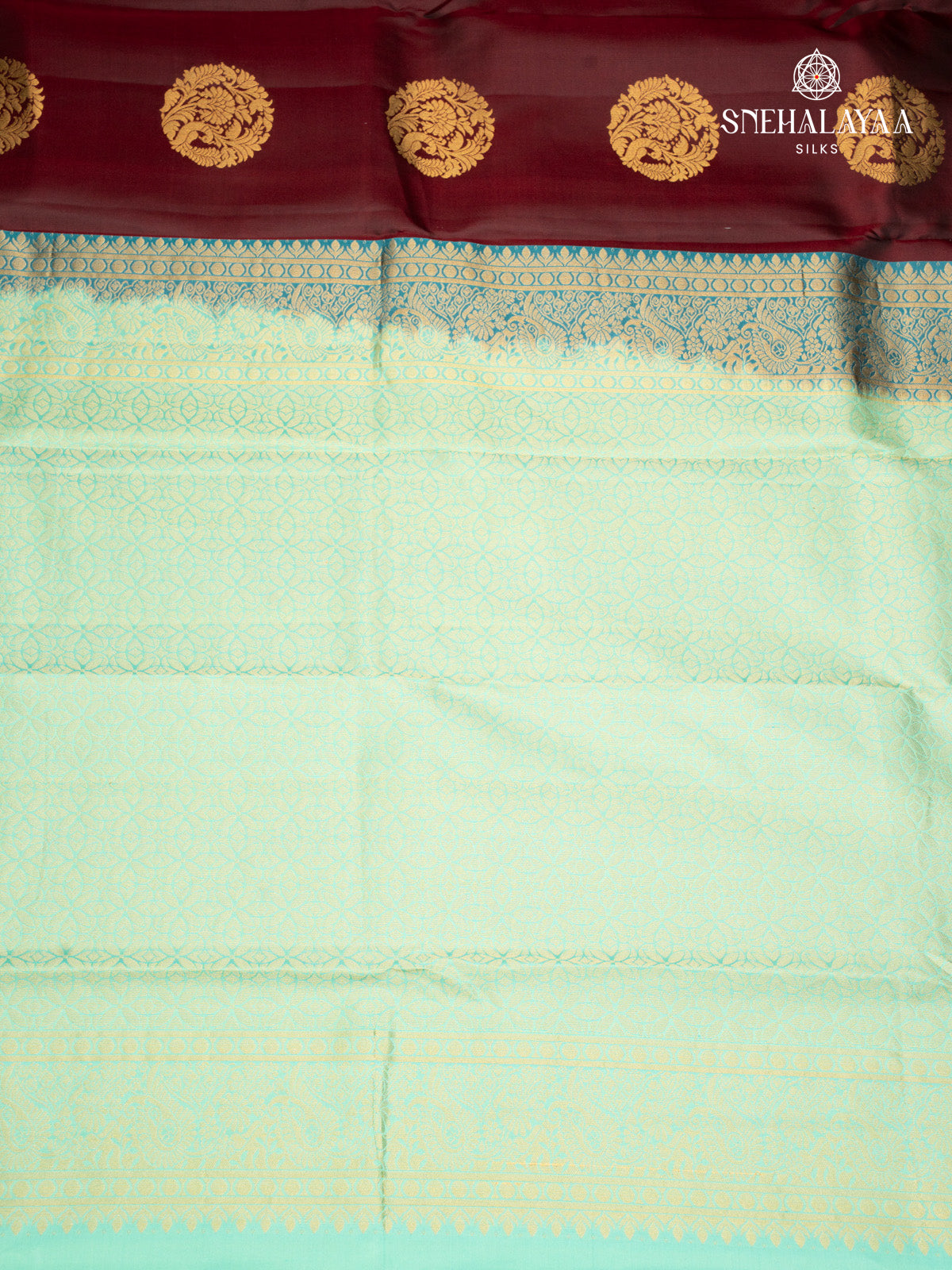 Maroon Kanjivaram Silk Saree