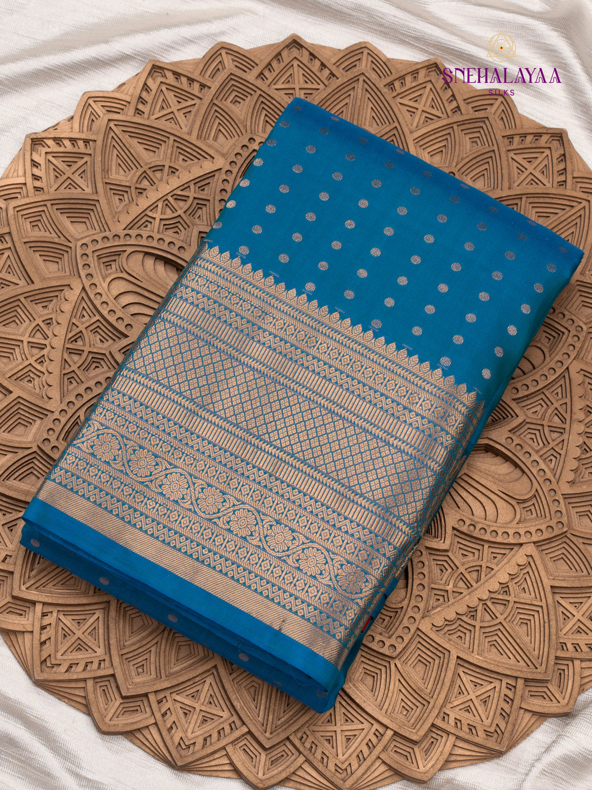 Blue Kanjivaram Silk Saree