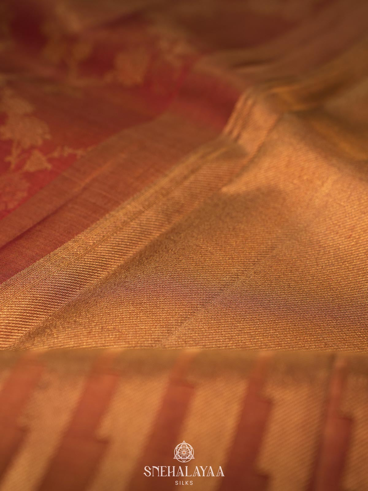 Brown Kanjivaram Silk Saree
