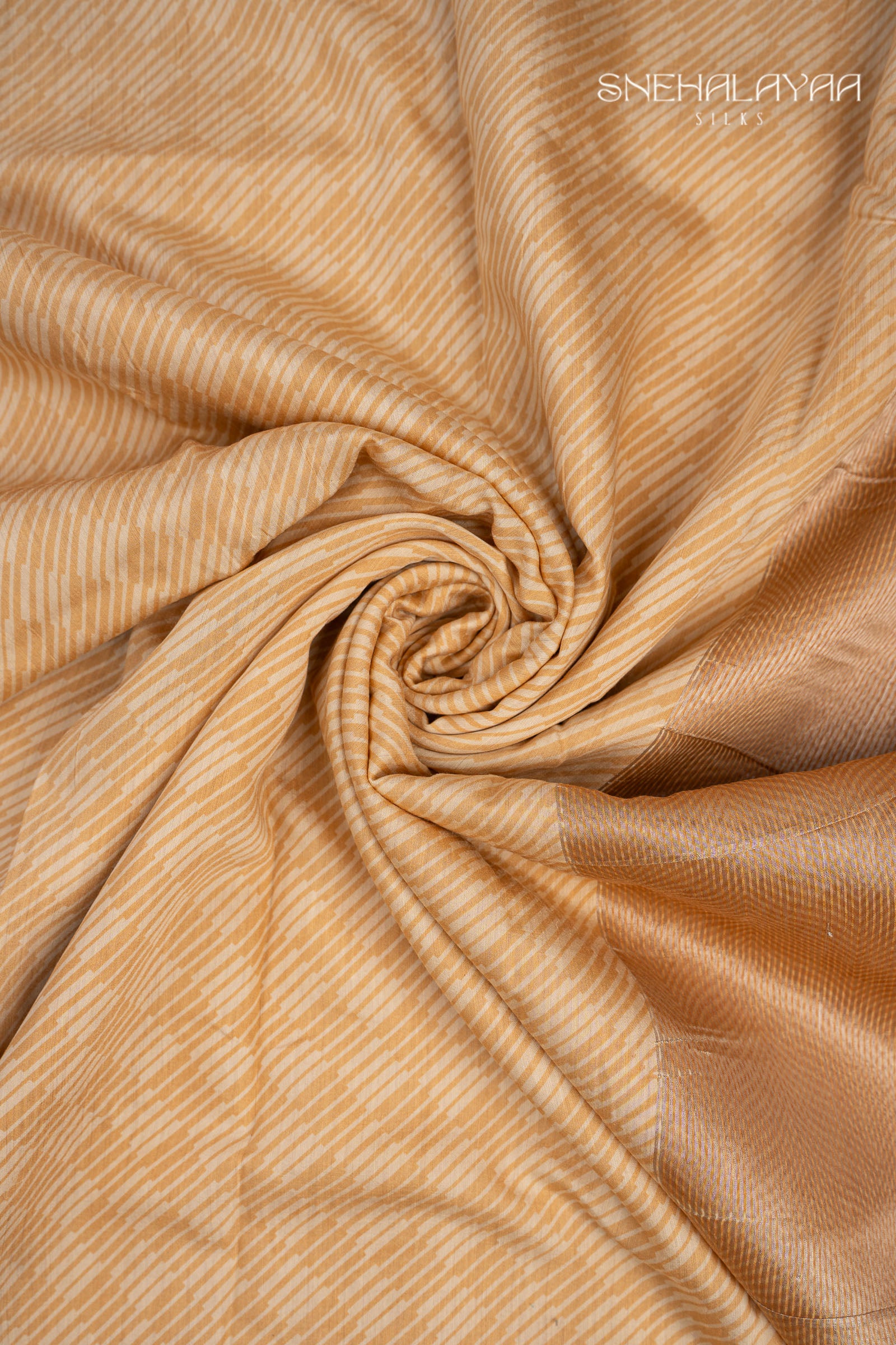Beige Chanderi Saree