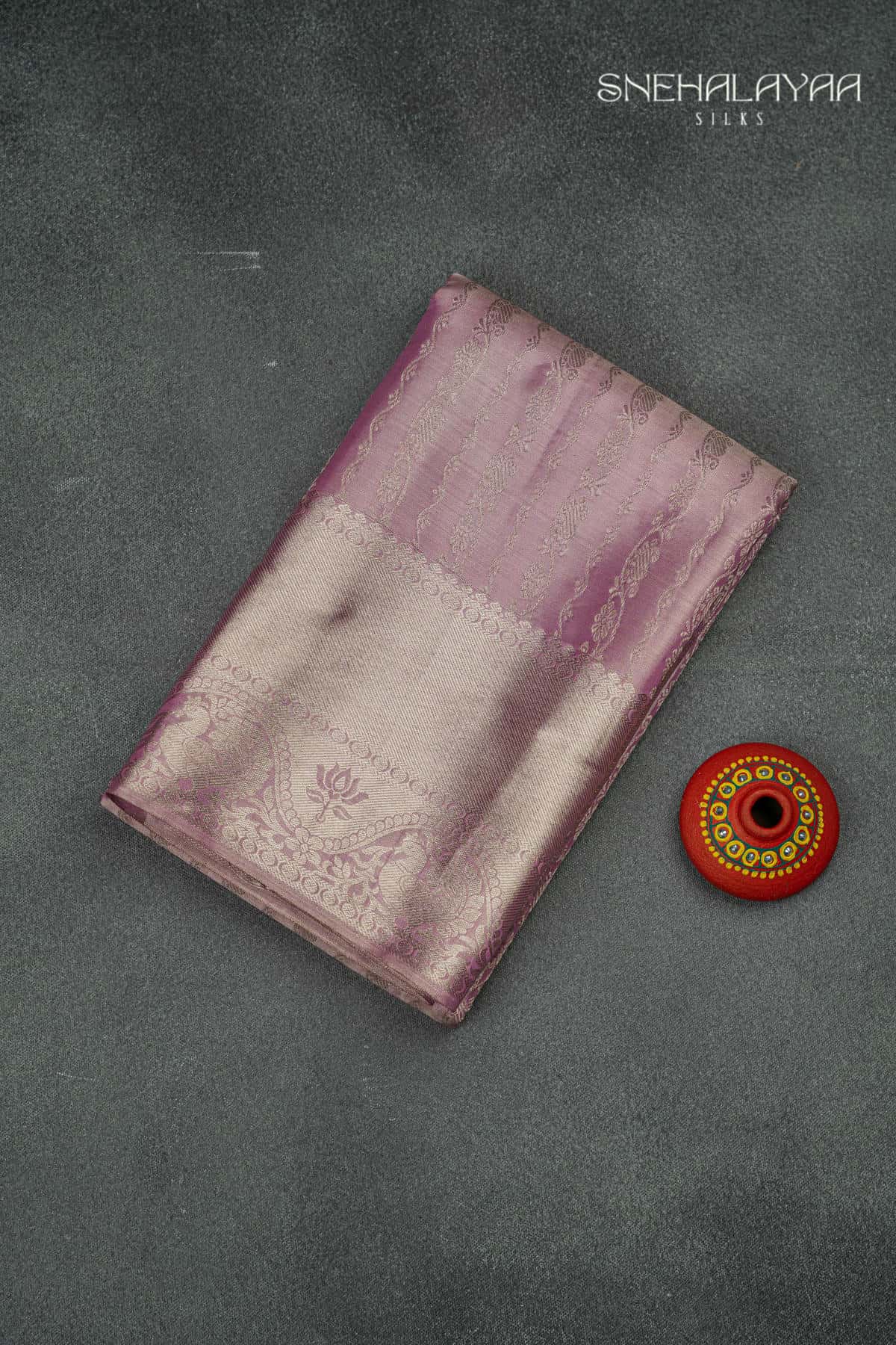 Pink Tissue Silk Saree