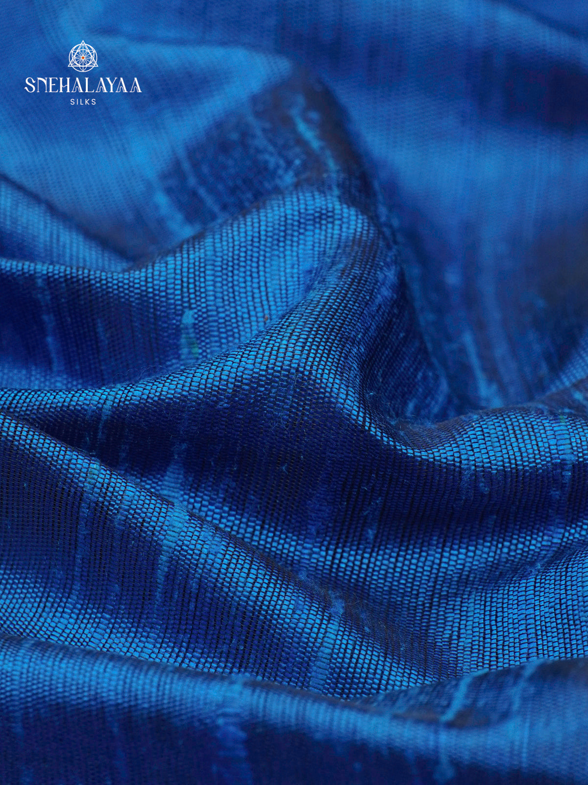 Royal Blue Dupion Silk Saree