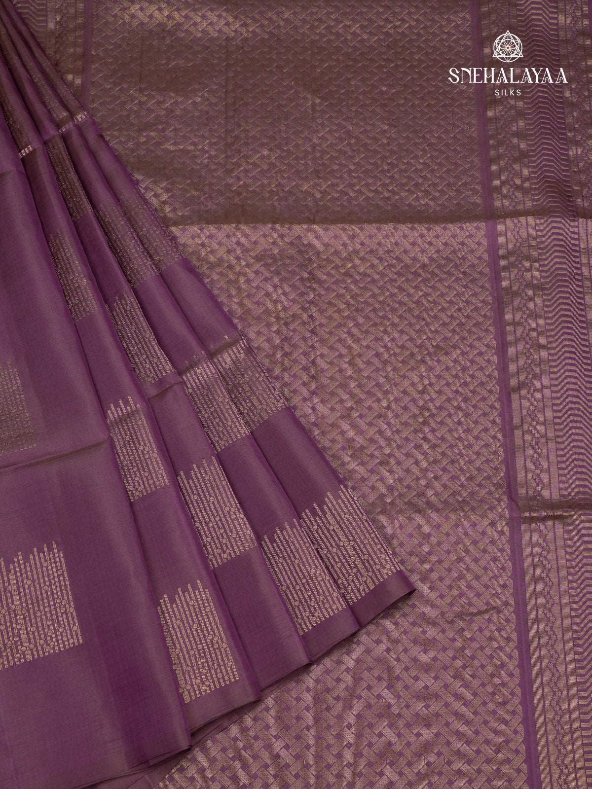 Purple Kanjivaram Silk Saree