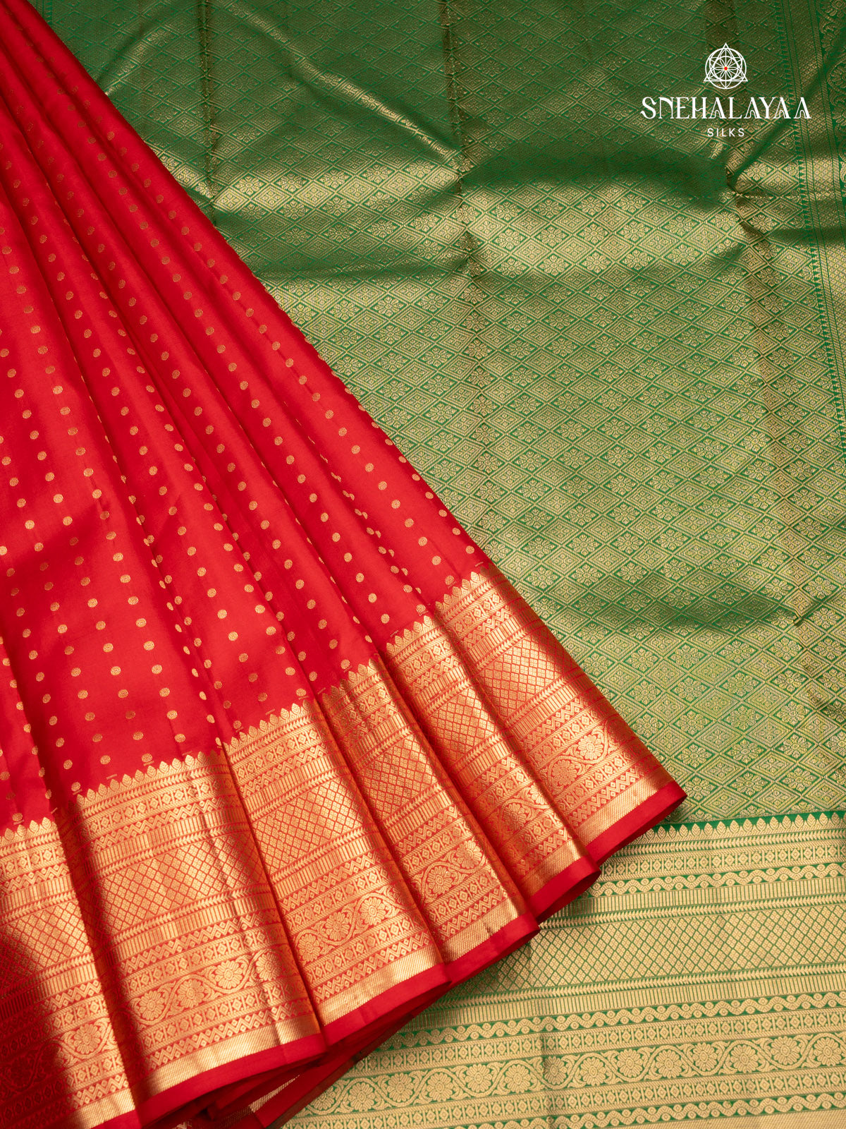 Red Kanjivaram Silk Saree
