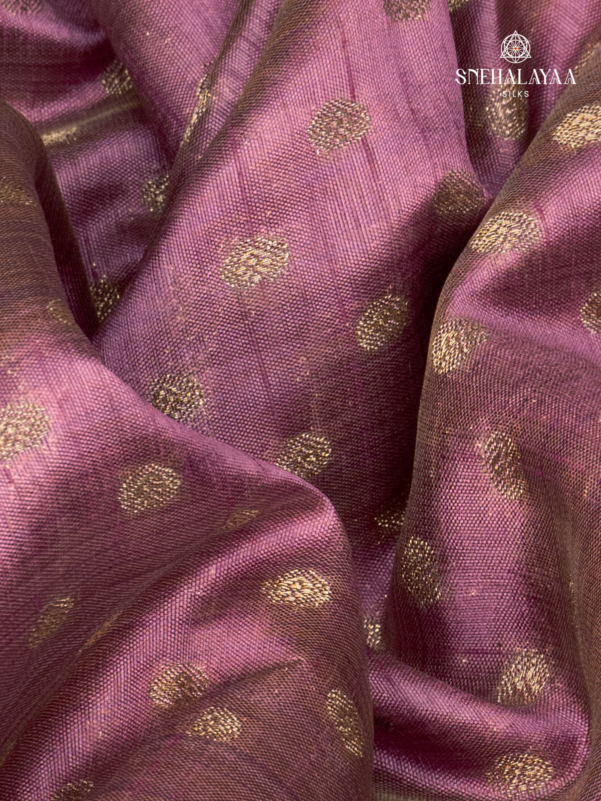 Plum Raw Silk Saree