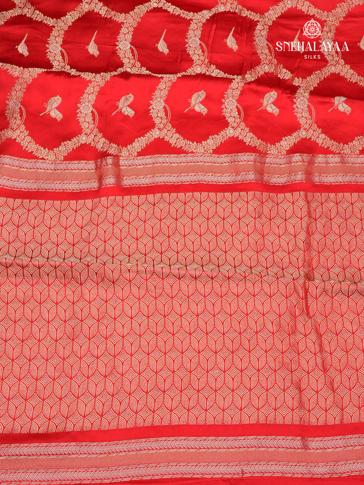Red Banaras Silk Saree