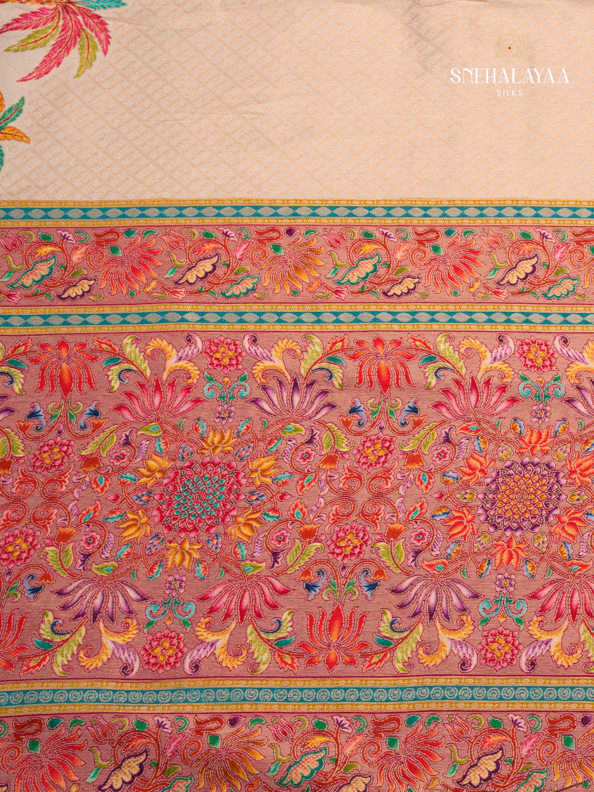 Sandal Banaras Silk Saree