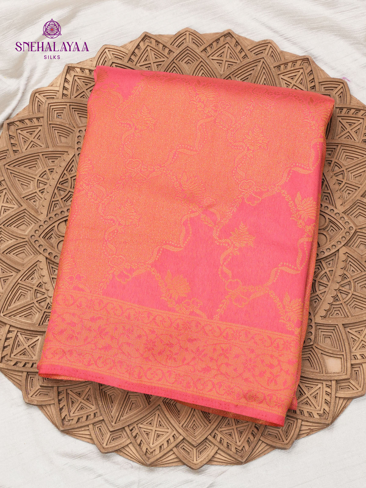 Pink Soft Silk Saree
