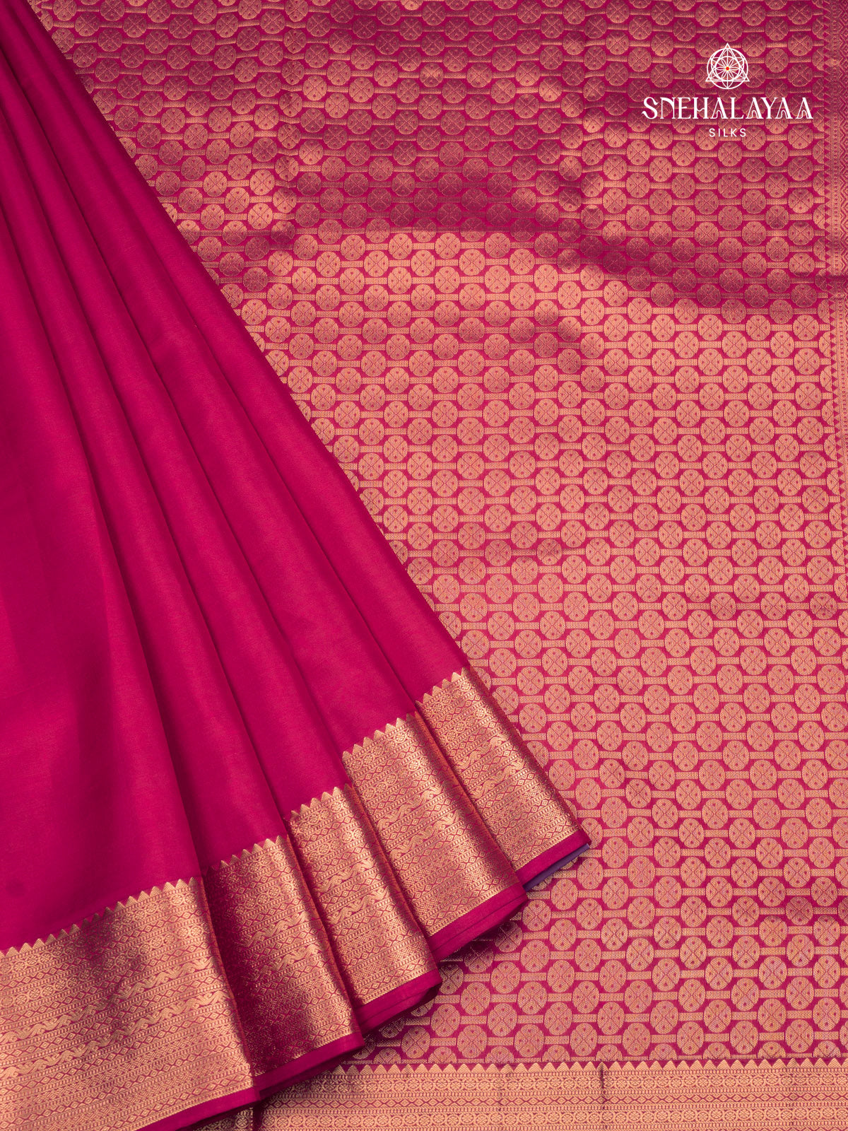 Pink Kanjivaram Silk Saree