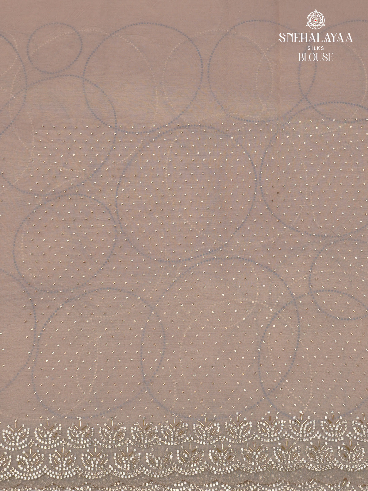 Beige Designer Saree