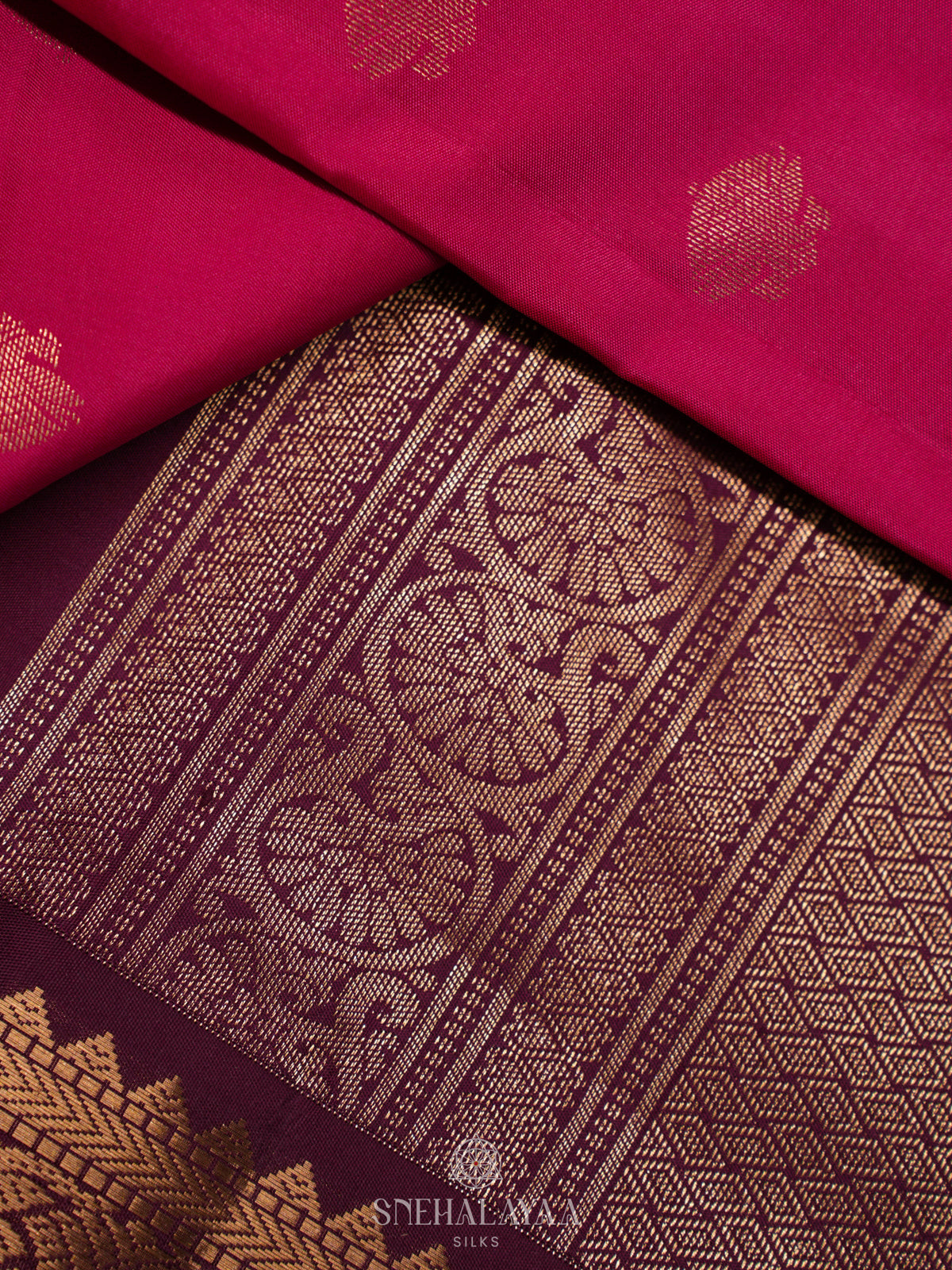 Pink Kanjivaram Silk Saree